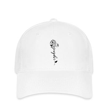 Raphaela Nom Prénom Nom Fleur - Casquette Flexfit - blanc - Devant