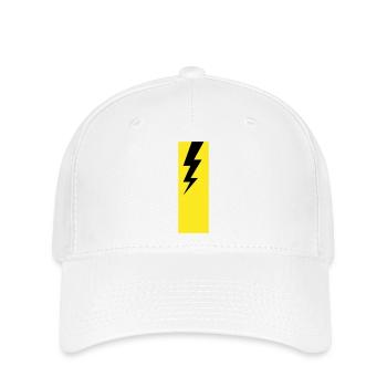 Blitz – Gewitter, Sturm & Elektrizität Power - Flexfit Cap - Weiß - Vorne