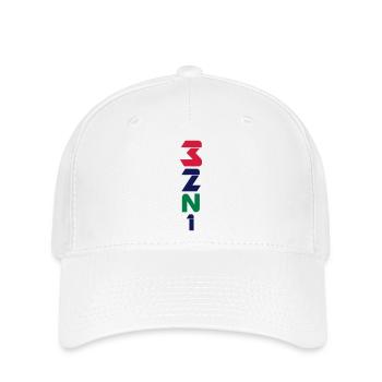 3 Gänge Gears 3 colors V-Form - Flexfit Cap - Weiß - Vorne