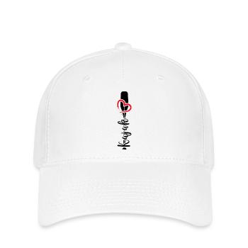 Kayak Kayak Tour Pagayer Kayak Love - Casquette Flexfit - blanc - Devant