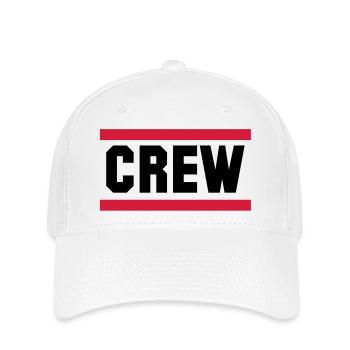 crew - Casquette Flexfit - blanc - Devant