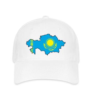 Kasachstan - Flexfit Cap - Weiß - Vorne