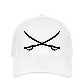 säbel - sabre - Casquette Flexfit - blanc - Devant