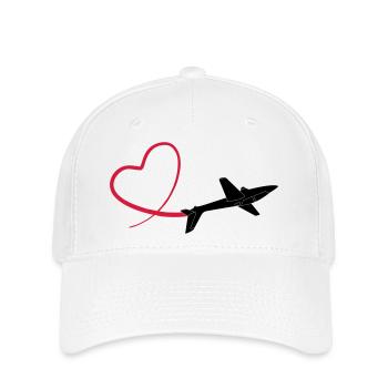 Kunstflug aerobatic Fox - Flexfit Cap - white - Front