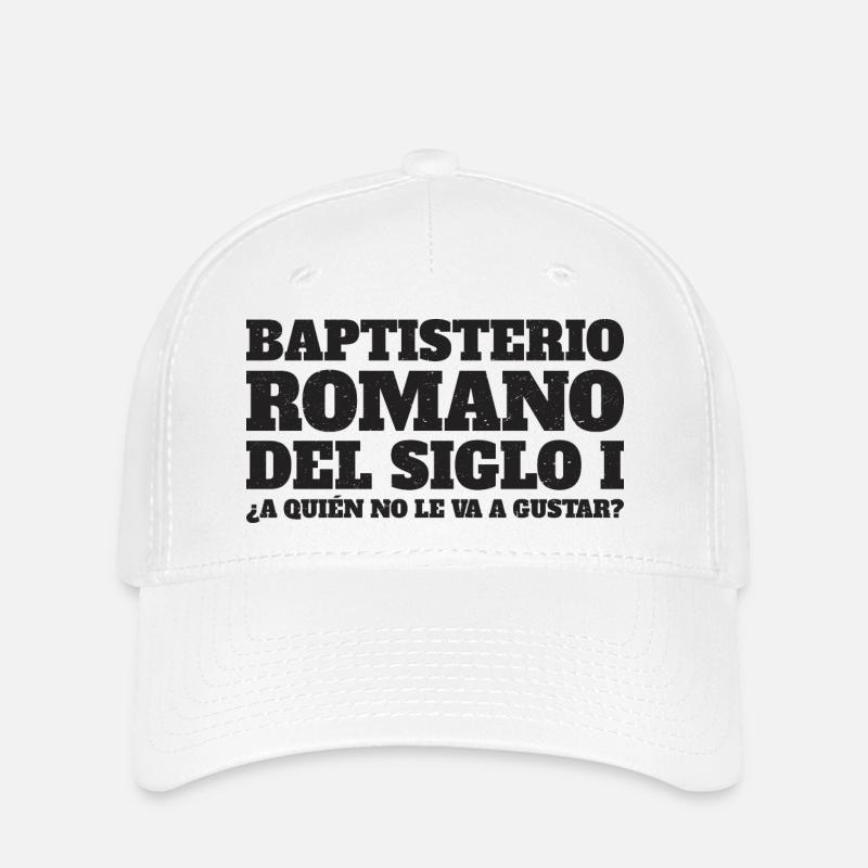 Baptistère romain du Ier siècle - Casquette Flexfit - blanc