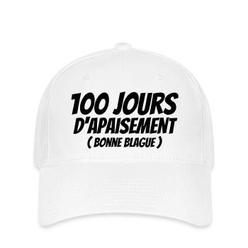 politique, homme politique, Macron - Casquette Flexfit - blanc - Devant