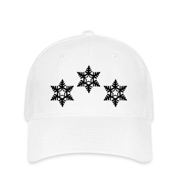 sterne - Flexfit Cap - Weiß - Vorne