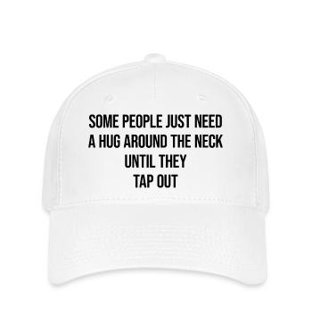 Funny Jiu-Jitsu Saying for Grapplers - Flexfit Cap - white - Front