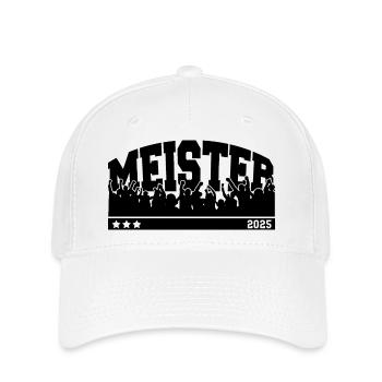 Meister 2025 - Flexfit Cap - Weiß - Vorne