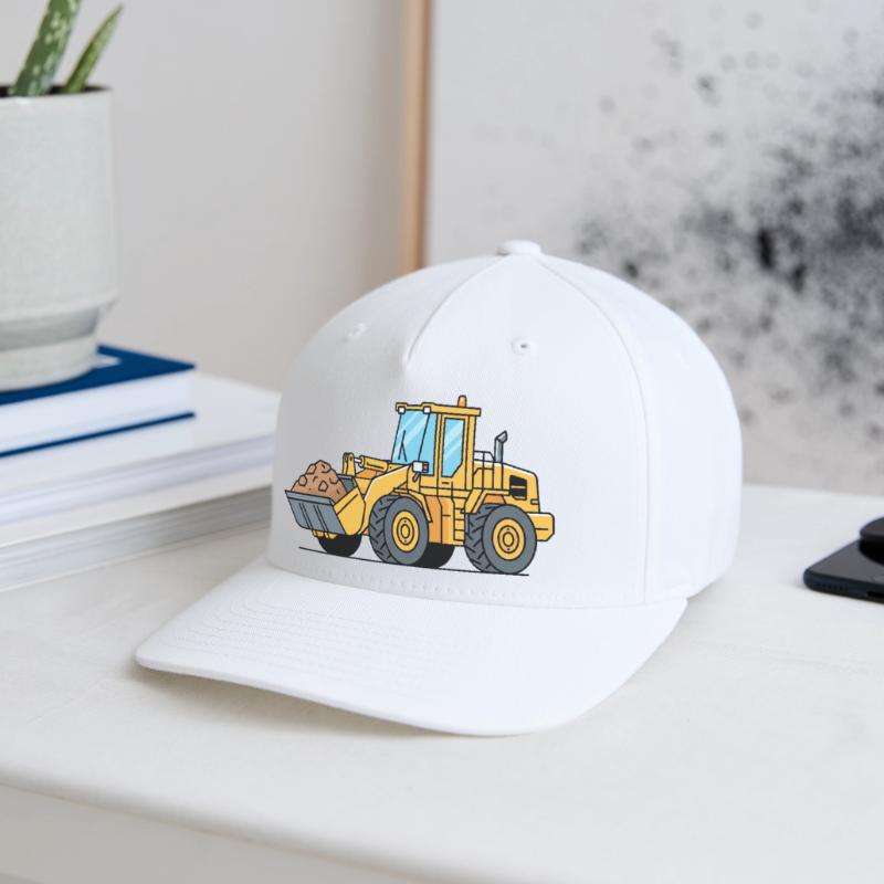 Wheel loader construction machine Flexfit Cap