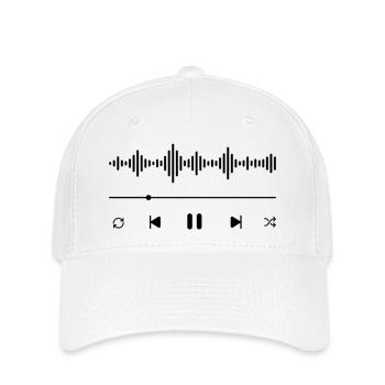 Music Lover - Flexfit Cap - Weiß - Vorne