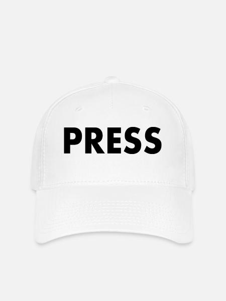 Press - Flexfit Cap - Weiß