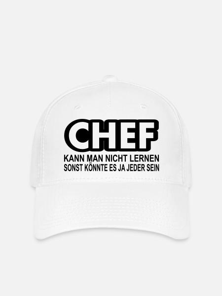 chef - Flexfit Cap - Weiß