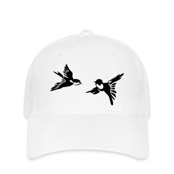 Vögel - Flexfit Cap - Weiß - Vorne