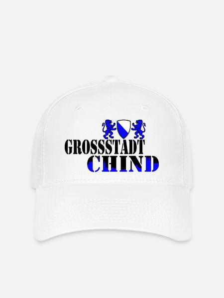 grossstadt chind - Flexfit Cap - Weiß