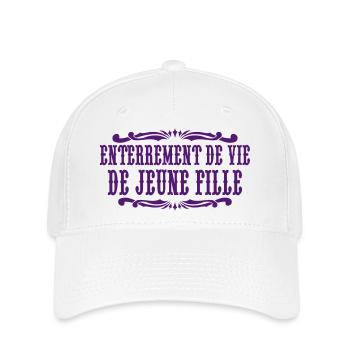 Enterrement de vie de jeune fille - Casquette Flexfit - blanc - Devant