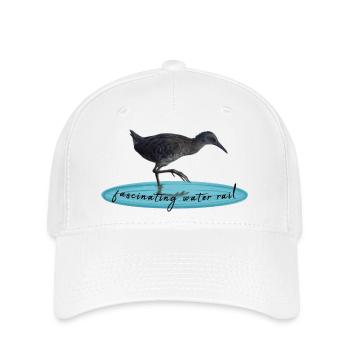 Râle d’eau - Casquette Flexfit - blanc - Devant