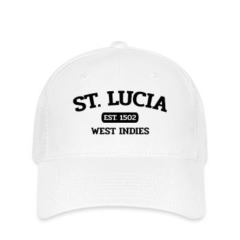Saint Lucia - Castries - Caribbean - West Indies - Flexfit Cap - white - Front