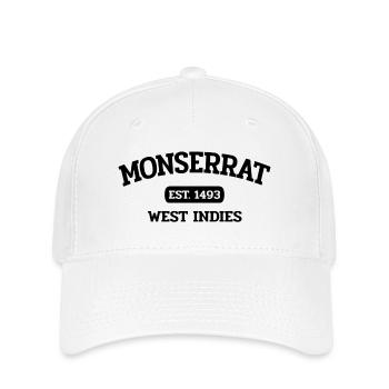 Monserrat - Plymouth - Caraïbes - Antilles - Casquette Flexfit - blanc - Devant