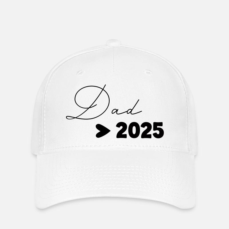 Dad 2025 - Flexfit Cap - white