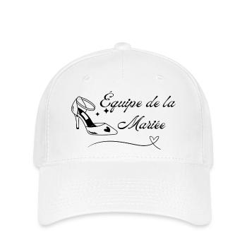 Équipe de la mariée - Casquette Flexfit - blanc - Devant