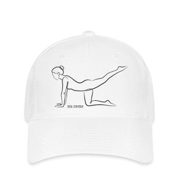 SOUL CONTOUR - Vyaghrasana - Flexfit Cap - white - Front
