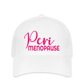 Wechseljahre Frauen Perimenopause - Flexfit Cap - Weiß - Vorne
