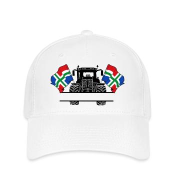 Groningen_Tractor_Custom_Edition - Casquette Flexfit - blanc - Devant