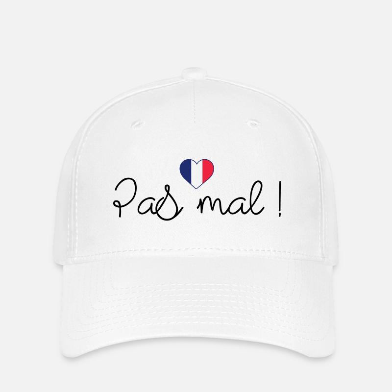 Pas mal ! - Casquette Flexfit - blanc