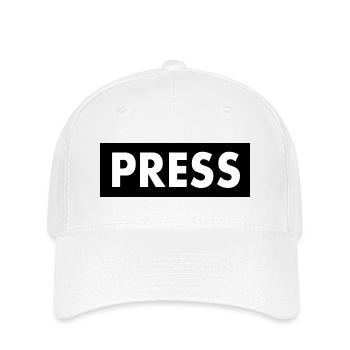 Press - Casquette Flexfit - blanc - Devant
