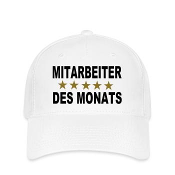 Employé du mois - Casquette Flexfit - blanc - Devant
