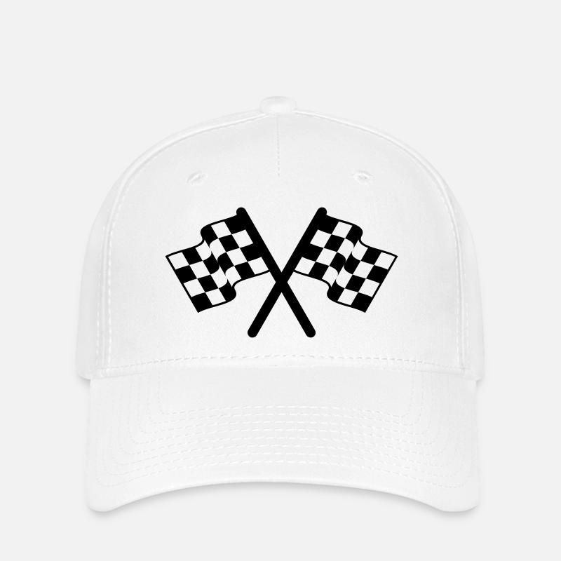 racing flags sport - Flexfit Cap - Weiß