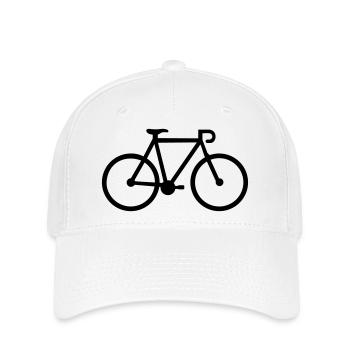 Fiets - Flexfit Cap - wit - Voor