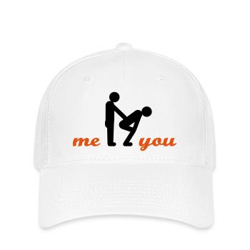 two guys - Flexfit Cap - Weiß - Vorne