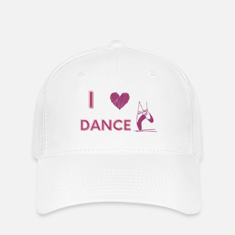 ICH LIEBE TANZ - Flexfit Cap - Weiß