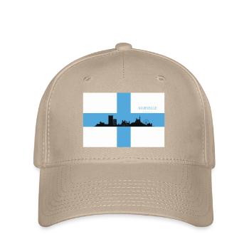 Marseille flag by French du Sud - Casquette Flexfit - kaki - Devant