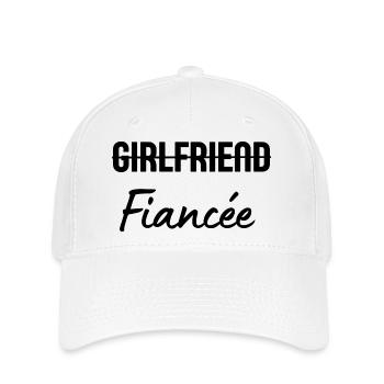 Girlfriend Fiancée - Flexfit Cap - white - Front