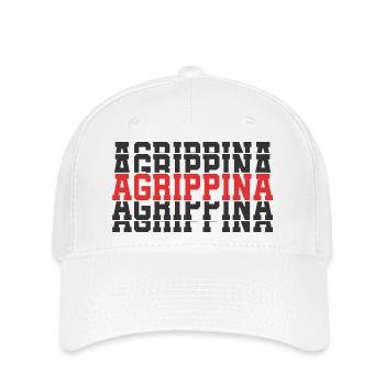 Agrippina t-shirt stacked text gift t-shirt - Flexfit Cap - white - Front