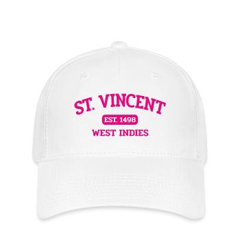 Saint Vincent - Kingstown - Caribbean - West Indies - Flexfit Cap - white - Front