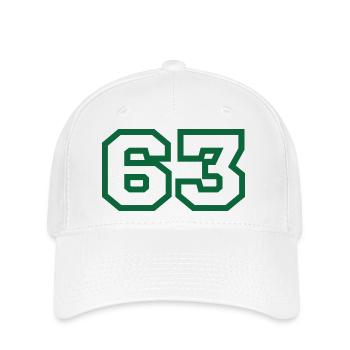Nummer 63 Sport - Flexfit Cap - Weiß - Vorne