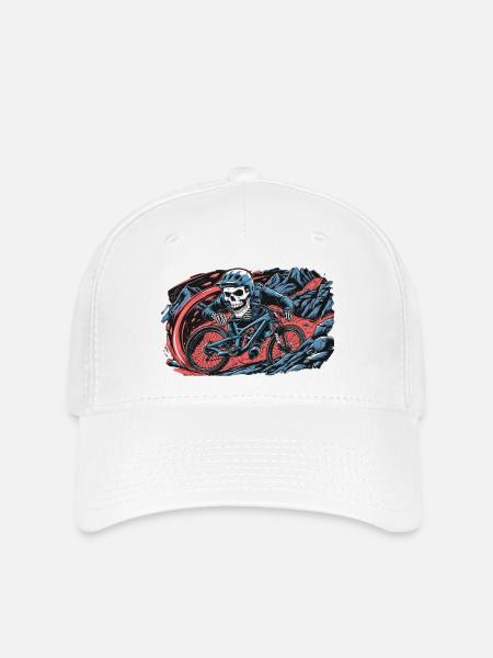 Grave Digger Trails - Flexfit Cap - Weiß