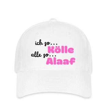 Kölle Alaaf - Flexfit Cap - Weiß - Vorne