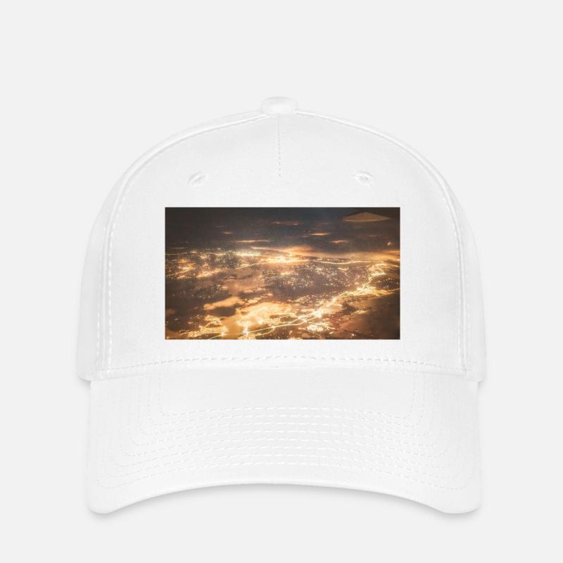 Fliegen über Oslo - Flexfit Cap - Weiß