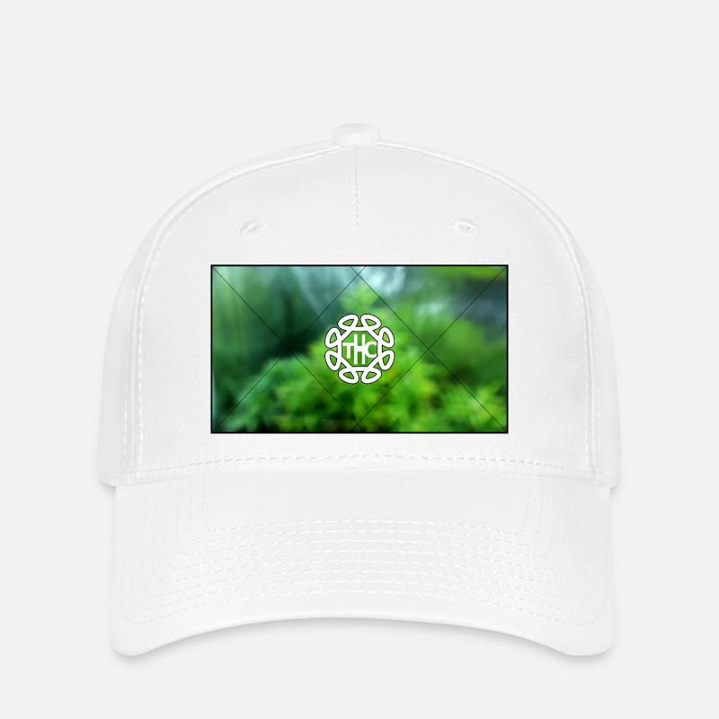 THC Cannabis - Flexfit Cap - Weiß