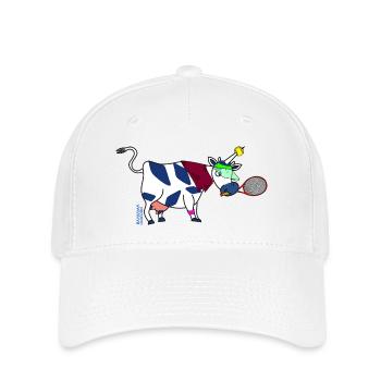 BAVARIAN UNICORN - Tennis - Flexfit Cap - Weiß - Vorne