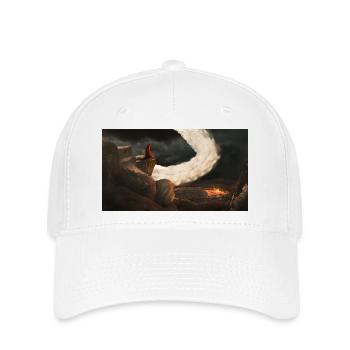 Ritter auf dem nächtlichen Vorgebirge - Flexfit Cap - Weiß - Vorne