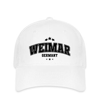 Weimar Varsity Lettering Souvenier - Flexfit Cap - white - Front