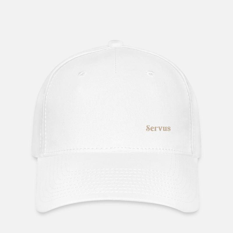 SERVUS sand - Flexfit Cap - Weiß