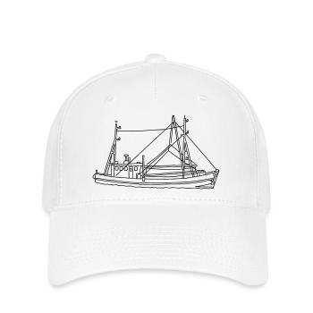 Fishing boat - Flexfit Cap - white - Front