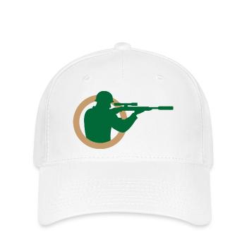 Ein Scharfschütze - Flexfit Cap - Weiß - Vorne